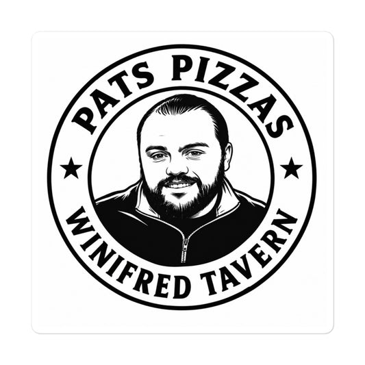 Pat's Pizza Bubble-Free Stickers — Pat's Pizzas merch