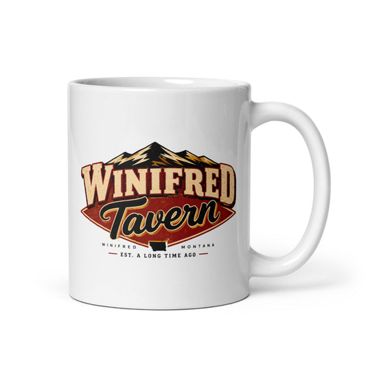 White Glossy Mug — Winifred Tavern merch